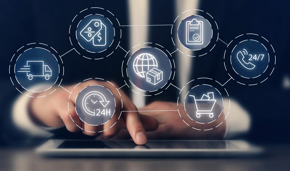 Digital financial supply chain services connected through an interactive network